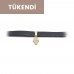Fatmanın Eli Zirkon Uçlu Siyah Tasma Choker Kolye