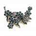 Dağınık Çiçek Montana Pirinç Broş