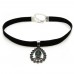Modern Tarz Uçlu Süet Tasma Choker Kolye