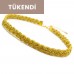 Parlak Örgü Desen Tasma Choker Kolye