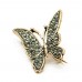 Zarif Kelebek Pirinç Broş