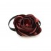 Bordo Saten Gül Choker Kolye - Çiçek Choker Süet Tasma Kolye Bordo Saten Gül Choker Kolye - Çiçek Choker Süet Tasma Kolye