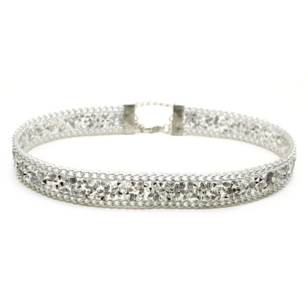 Yılbaşı Tasarım Kristal Choker Kolye